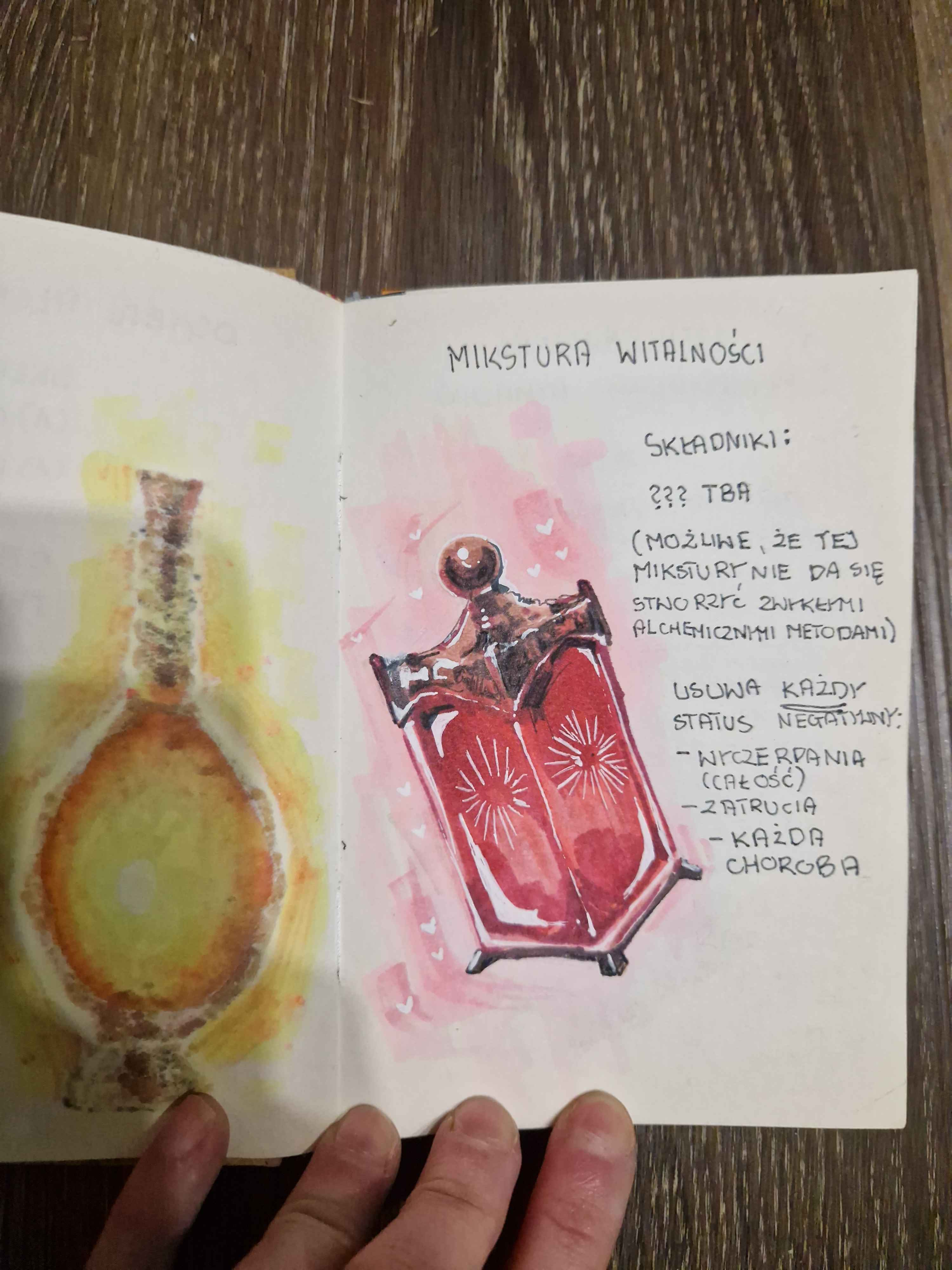 Notatnik alchemiczny Silvy: mikstura witalności